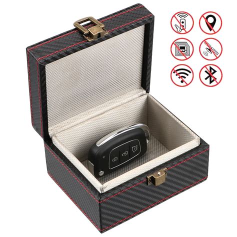 metal box for car key theft|car key fob storage.